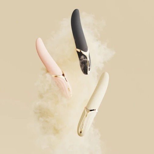 Zalo Eve 仿真舌舔震動按摩棒 (象牙白/櫻花粉/黑曜石)