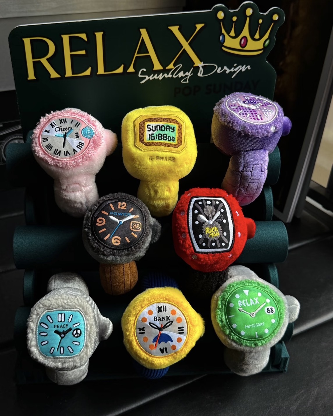 <全款拿下>POPSUNDAY x RELAX 手錶 毛絨 盲盒