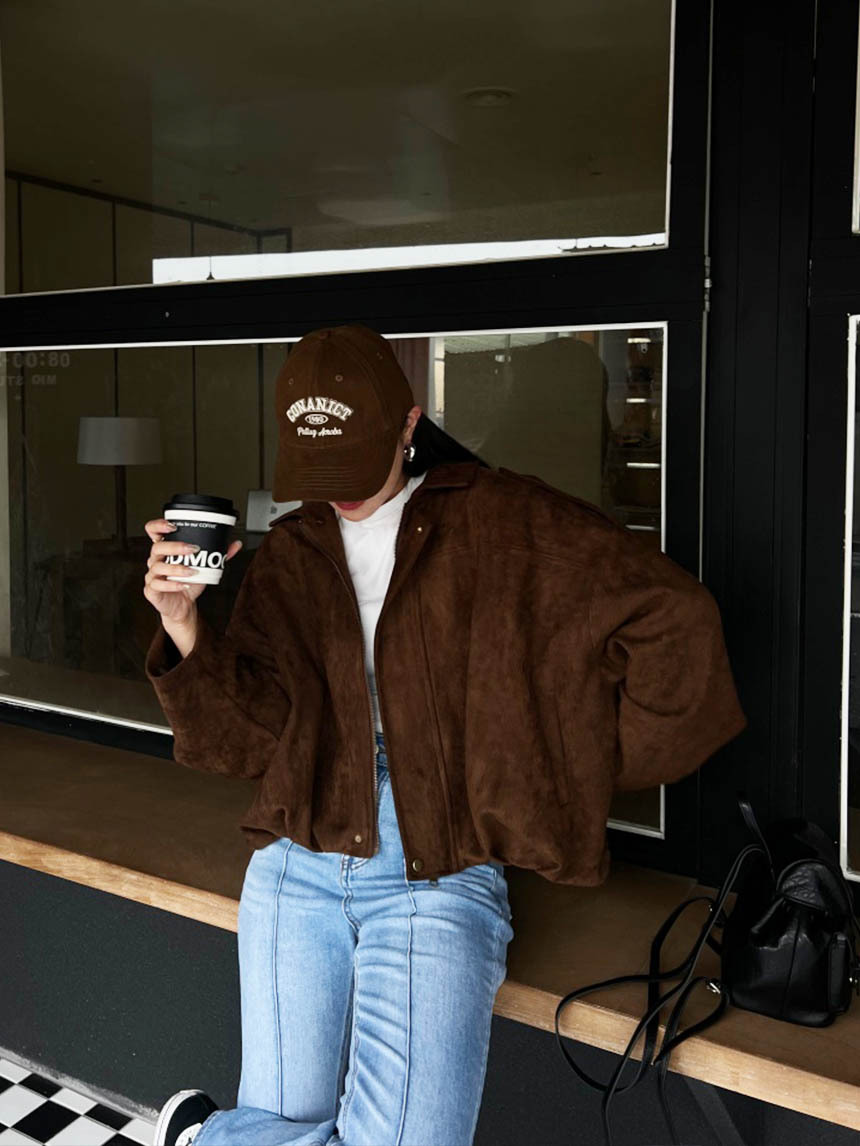 歐美麂皮外套*3色