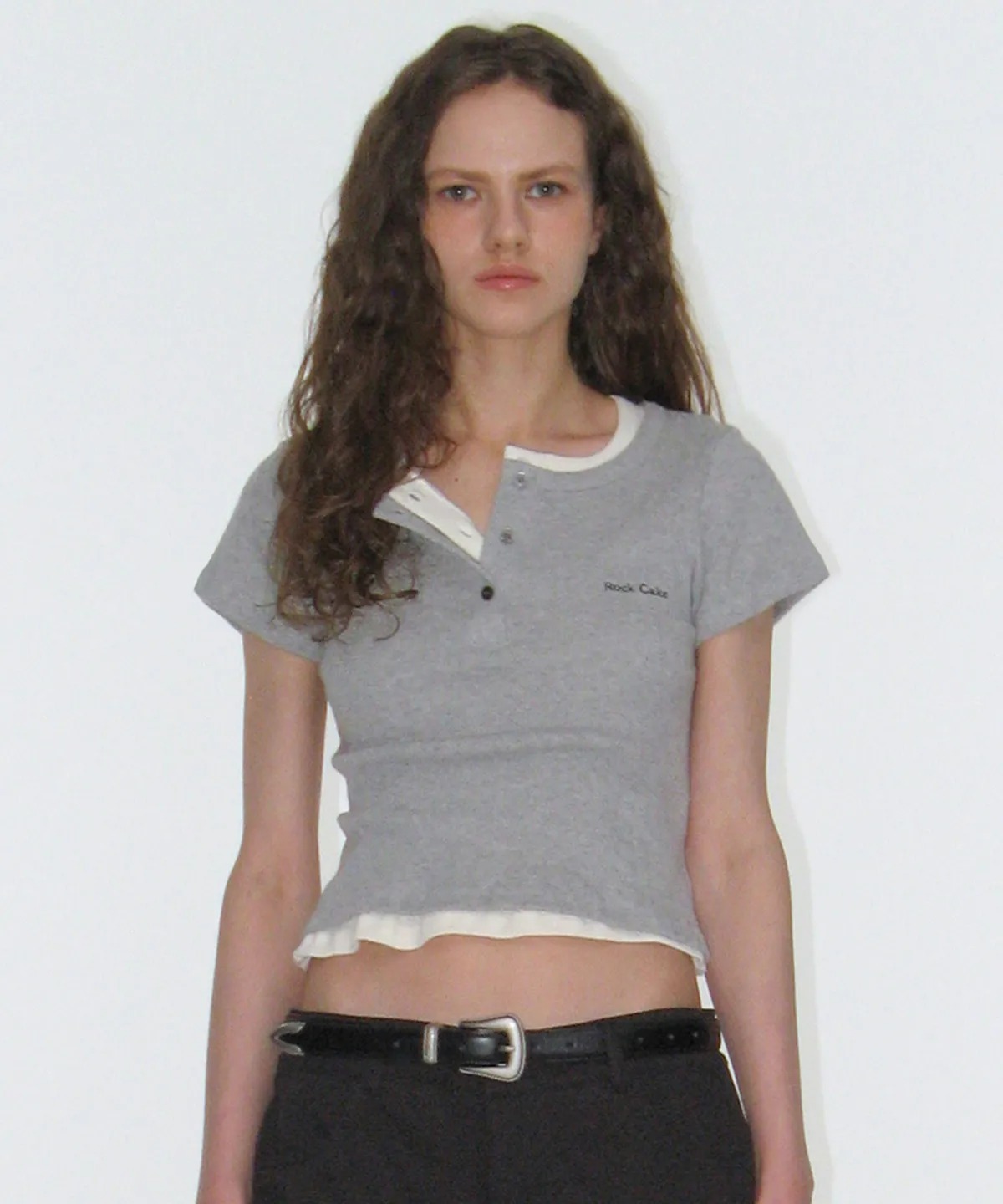 Rock Cake Soft Punching Button Top