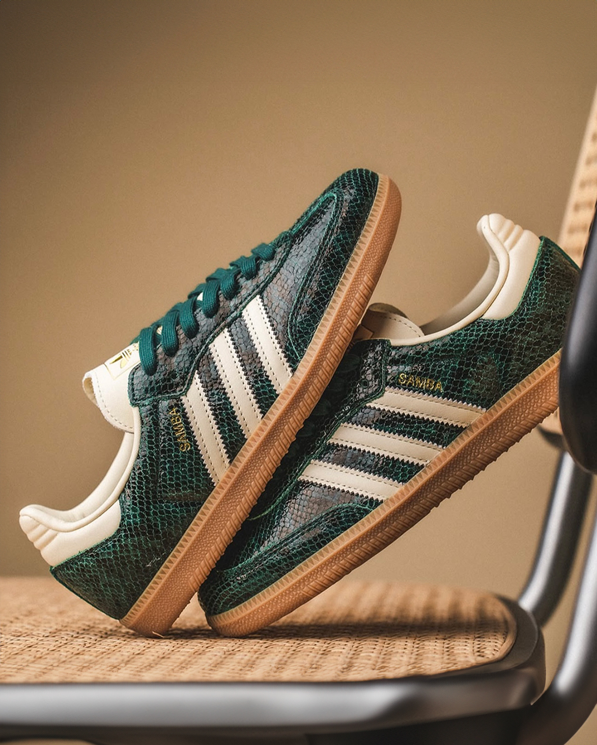 【Focus Store】預購 Adidas Originals Samba OG Wmns "Collegiate Green Gum" 蛇紋 綠色 JR8848
