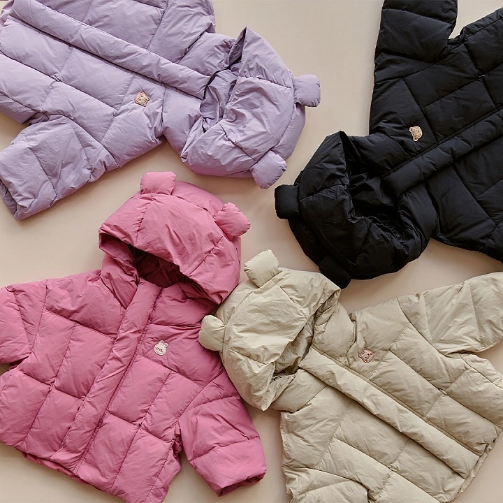 25F/W DTD萌萌熊耳系列-超保暖鴨絨外套