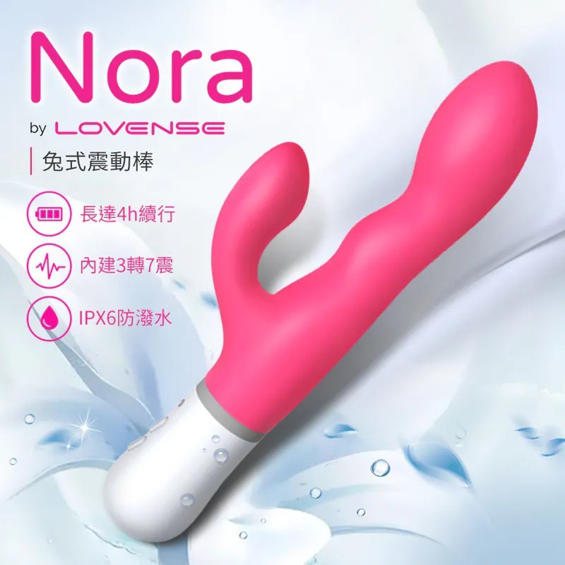 LOVENSE Nora 360° 旋轉式 智能無線遙控震動棒
