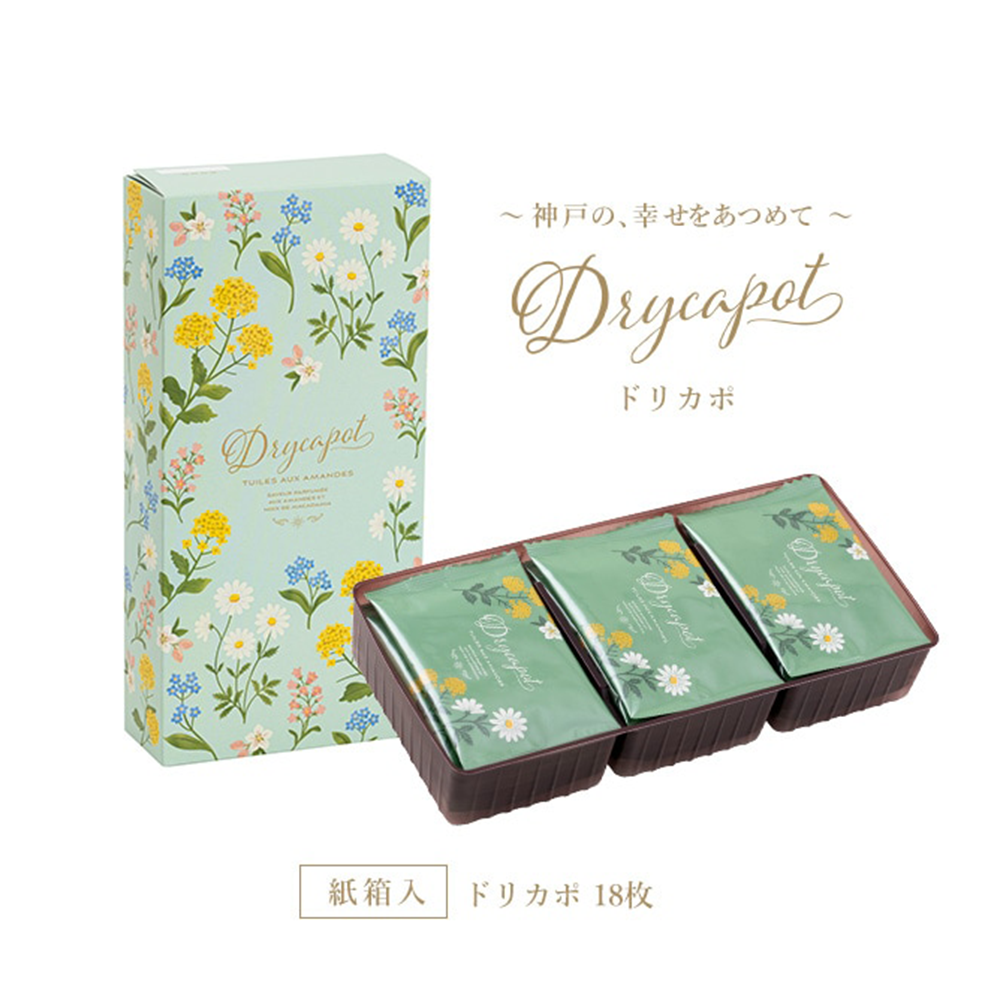 (預購商品 8/25收單) 預計9月底到貨 日本 神戶風月堂 L'espoir 限定版 杏仁薄煎餅 禮盒 18入-附提袋