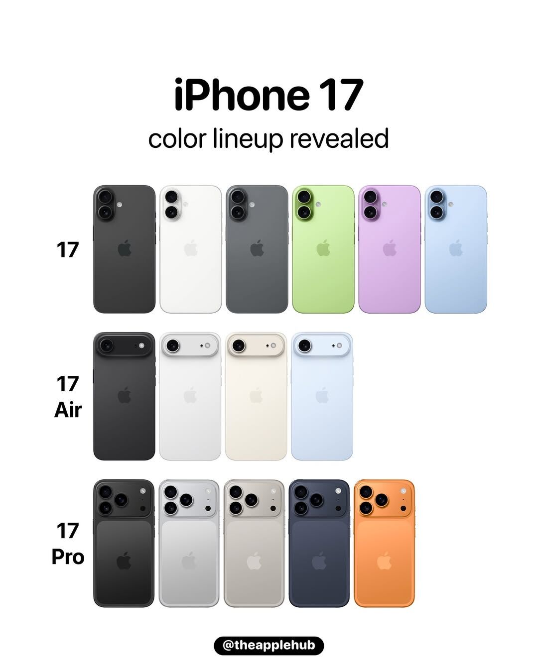 iphone 17 series