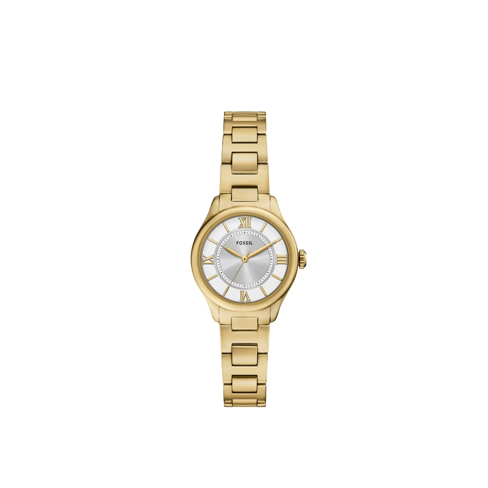 Gilmore 優雅金飾羅馬數字女錶 金色不鏽鋼鍊帶 28 MM ES5421