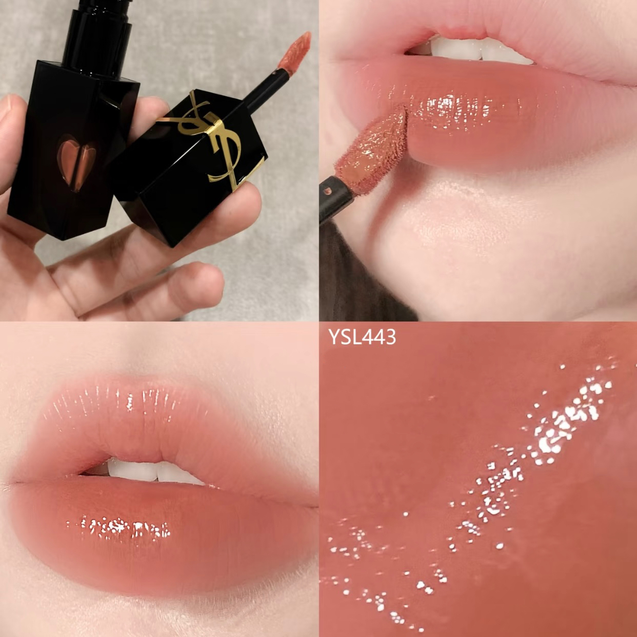 YSL BEAUTY THE INKS 漆亮唇釉 #443 POP THE NUDE