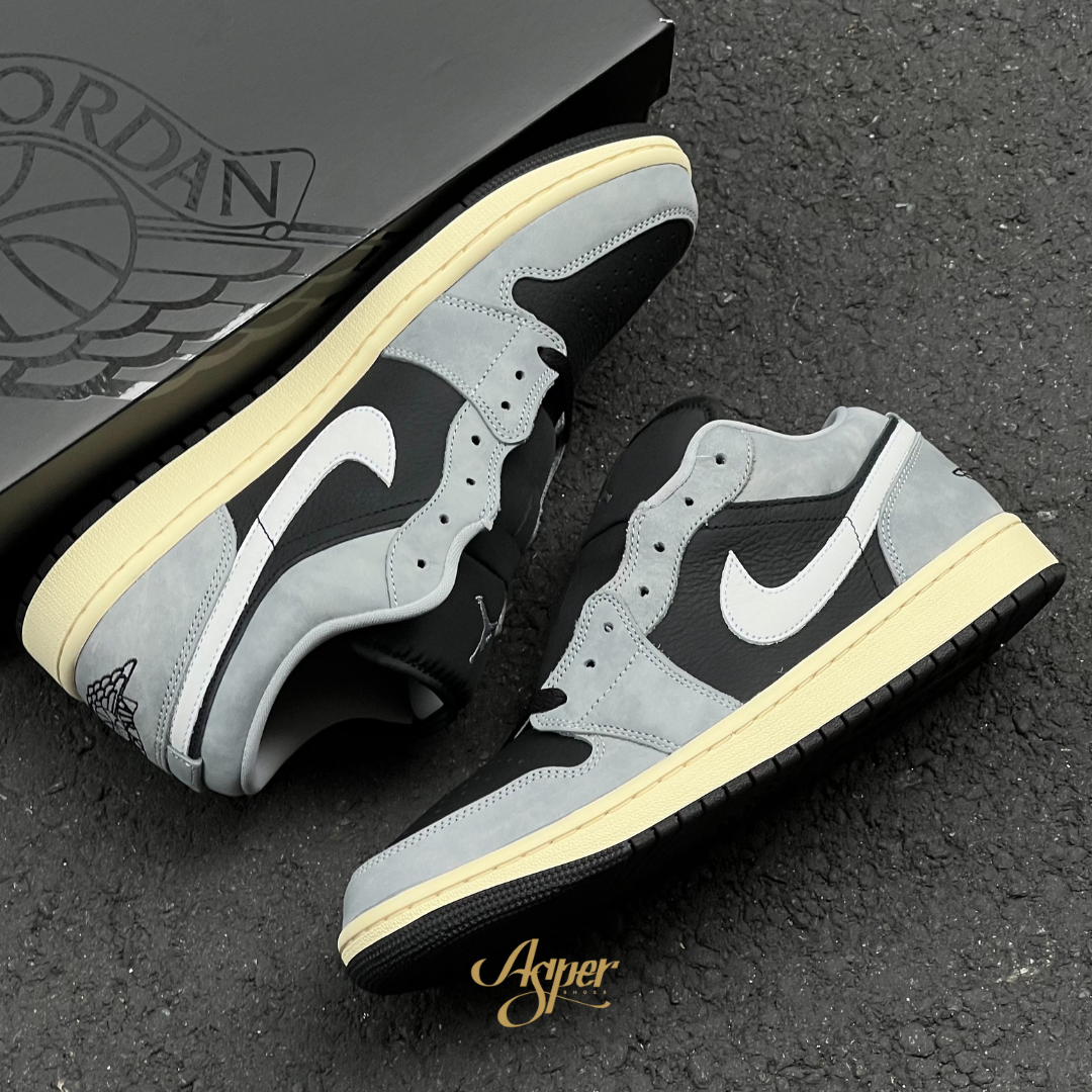 Nike Air Jordan 1 Low SE  "Light Smoke Grey" 煙灰 做舊 影子 男鞋 HQ2010-012 VIII