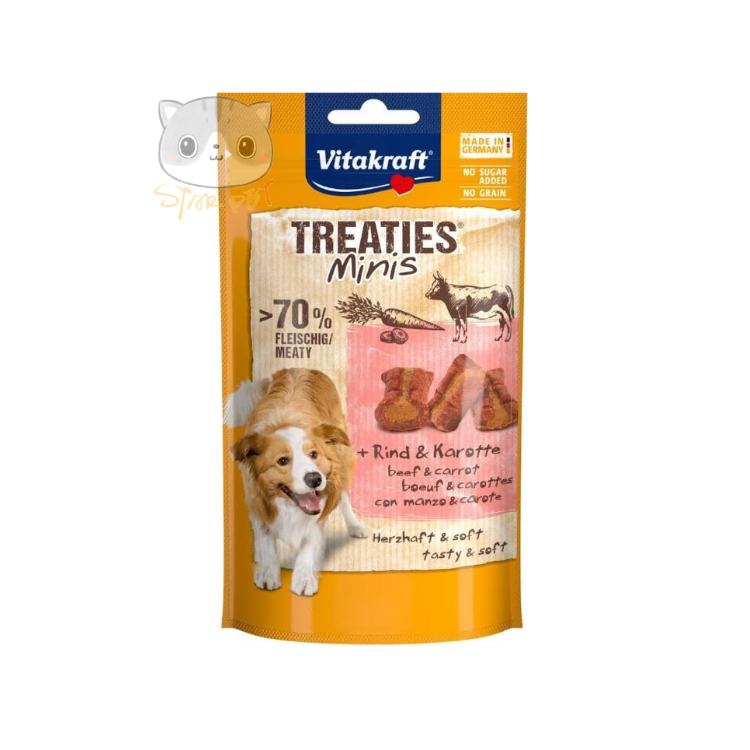 Vitakraft - Treaties Minis Beef & Carrot for dogs 48g
