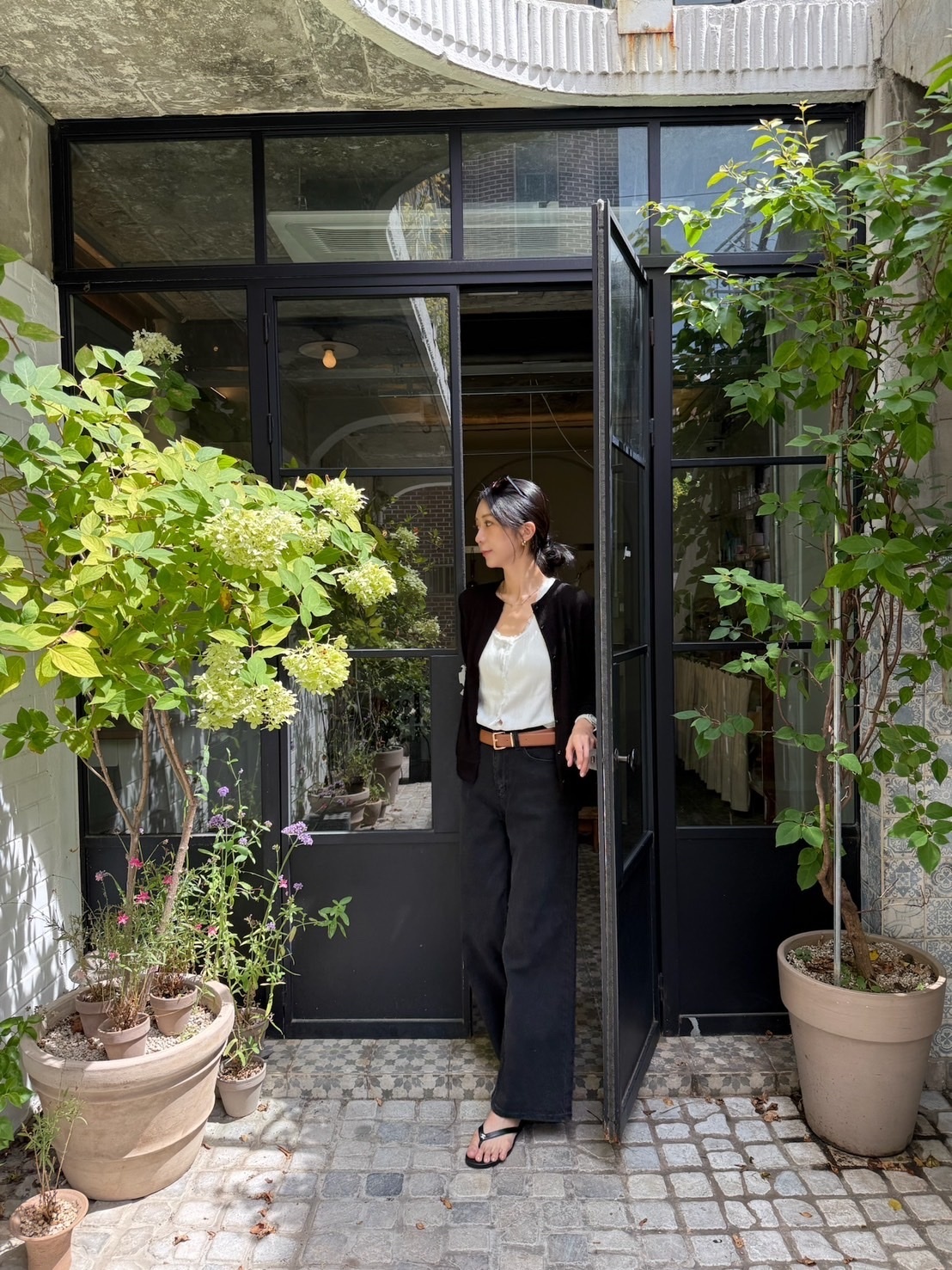 【韓國連線款】直筒寬鬆牛仔褲