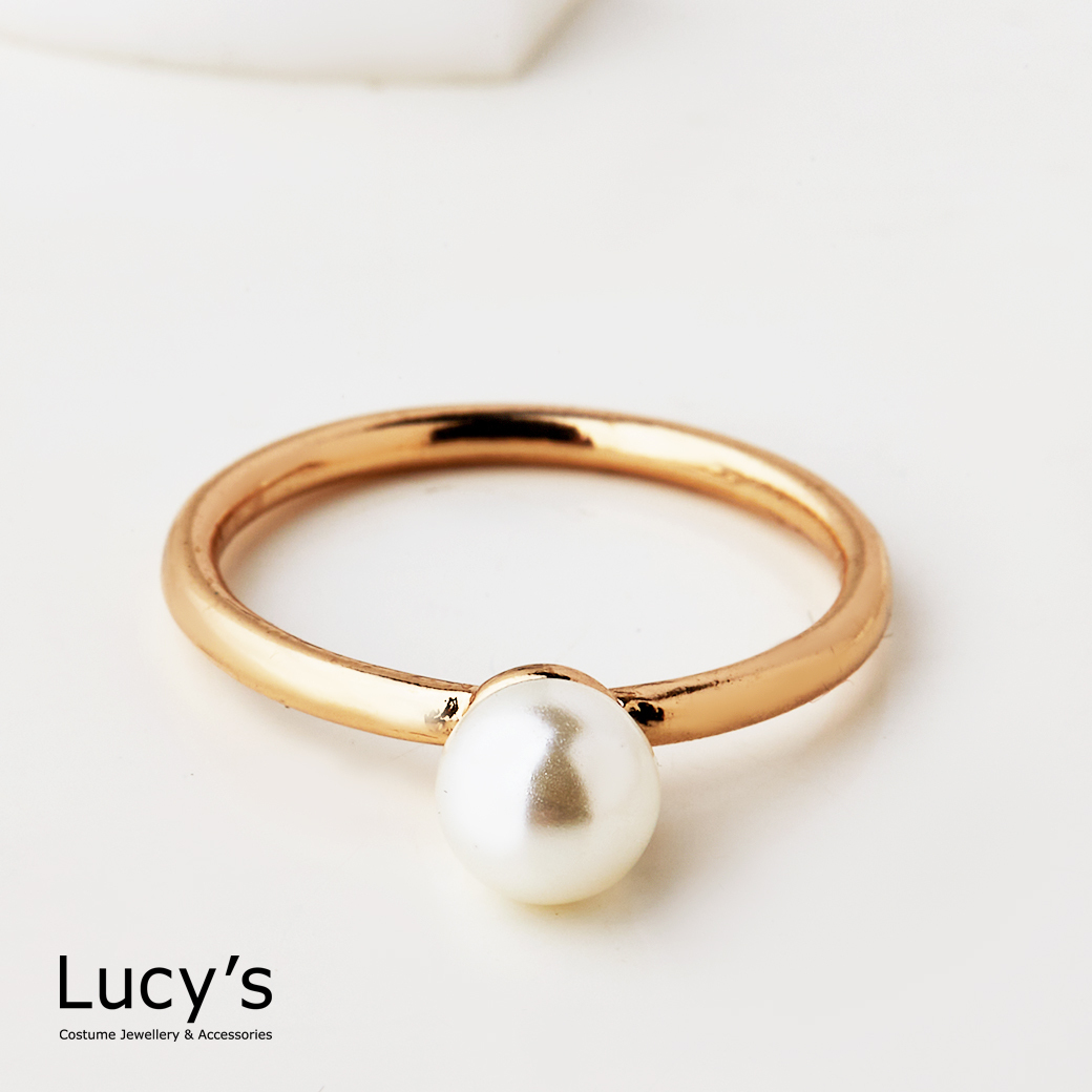 簡約珍珠 戒指 (126141)