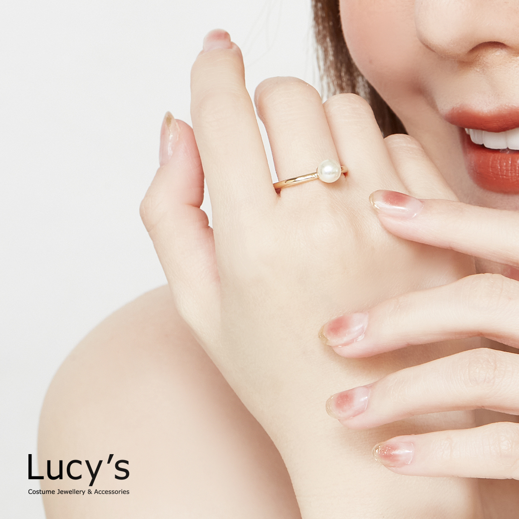 簡約珍珠 戒指 (126141)
