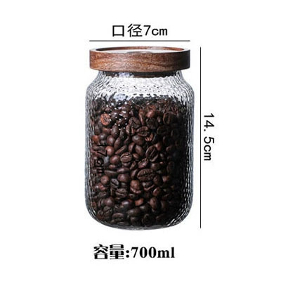 《6201》日式錘紋玻璃密封罐