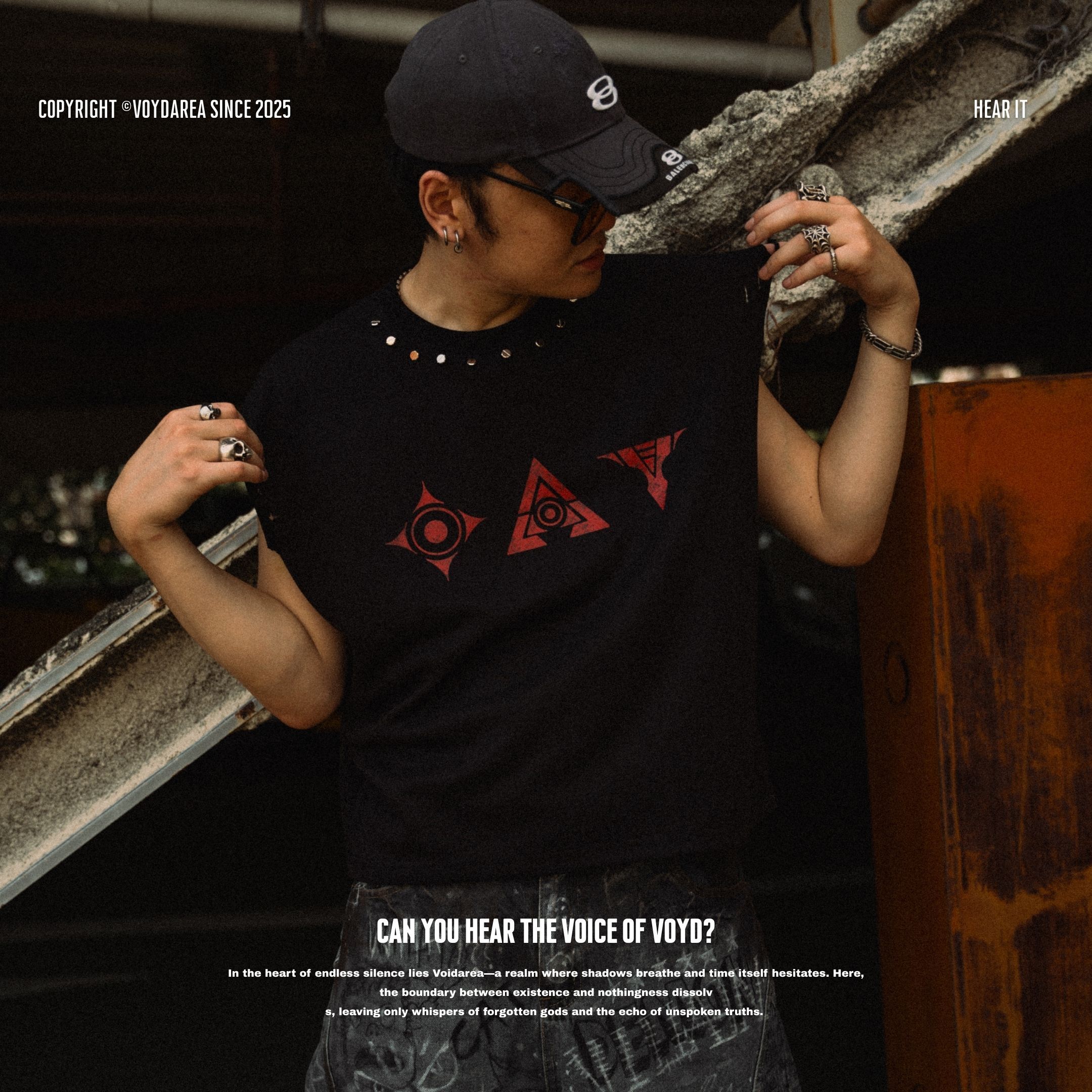 NICEDAY 現貨 服飾 Voydarea 虛無境地 Vans 無袖 背心 忍者 美式 復古 上衣 寬鬆 穿搭 男女同款