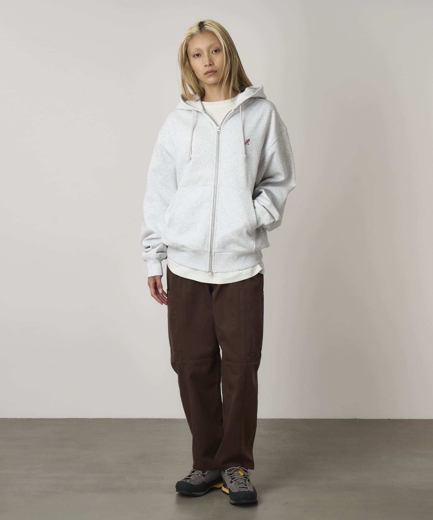 GRAMICCI ONE POINT ZIP HOODED SWEATSHIRT 外套 G310-FT