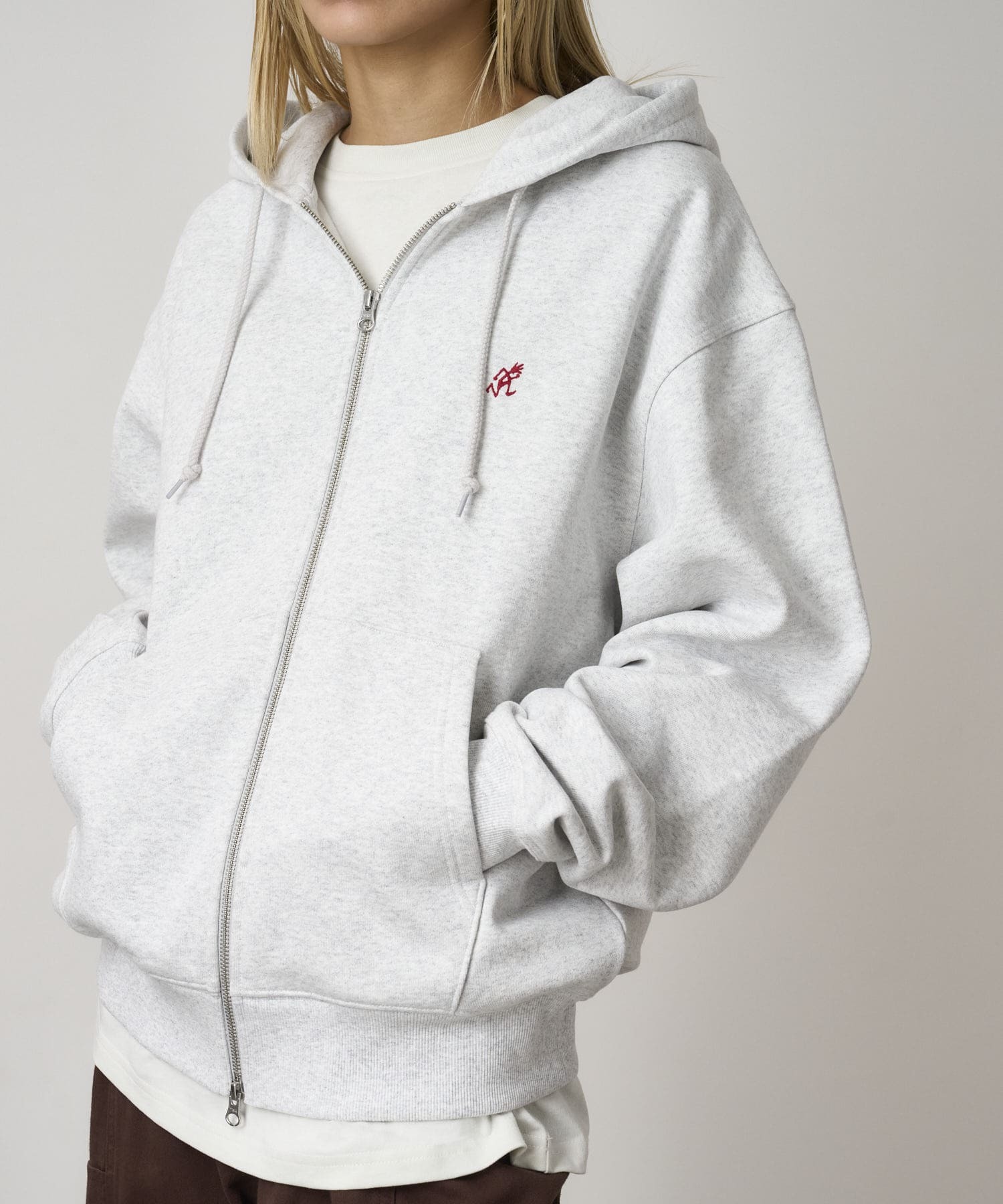 GRAMICCI ONE POINT ZIP HOODED SWEATSHIRT 外套 G310-FT