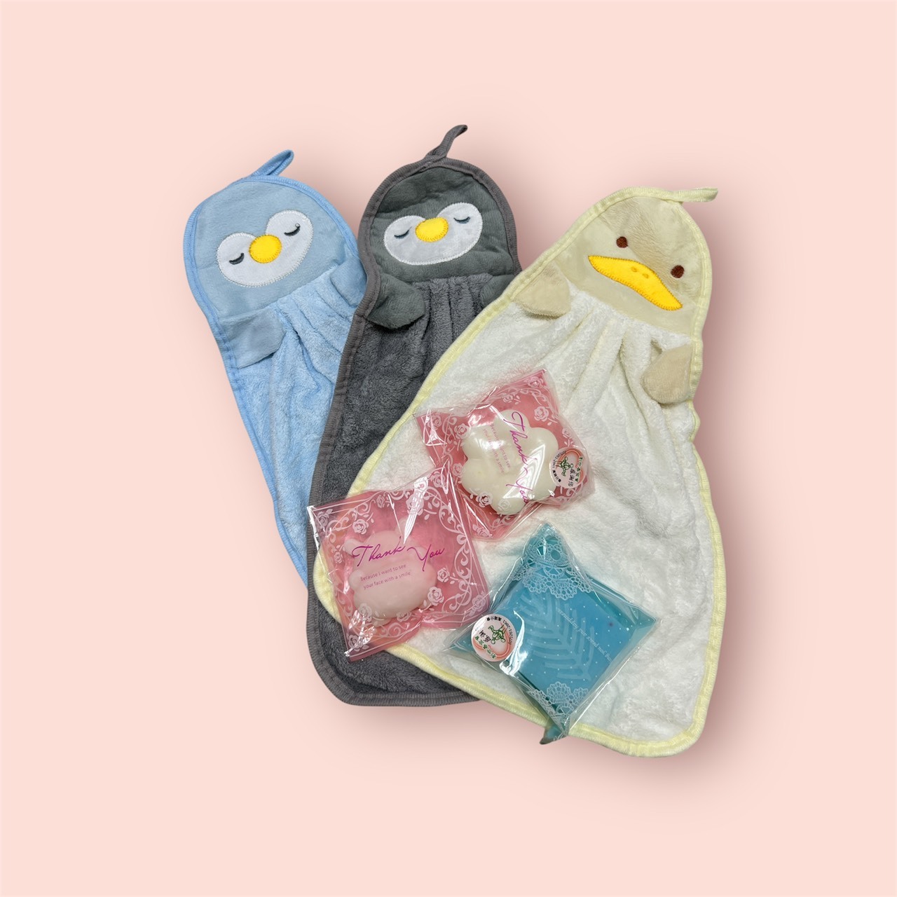 【高雄分會】愛心手作精油皂+擦手巾組合