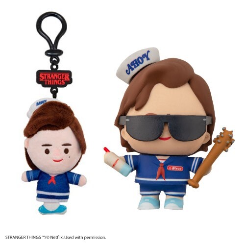 怪奇物語 - 史蒂夫 Scoops Ahoy 鑰匙圈絨毛玩偶及橡皮擦