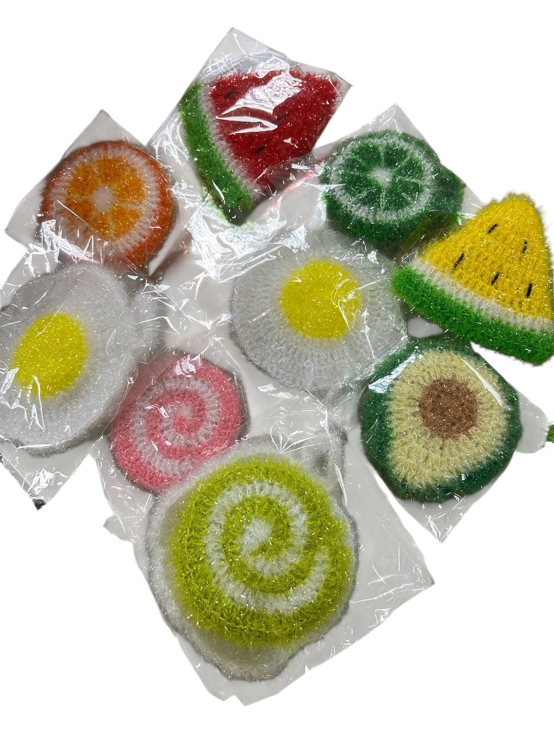 【高雄分會】可愛手作造型菜瓜布2入/組