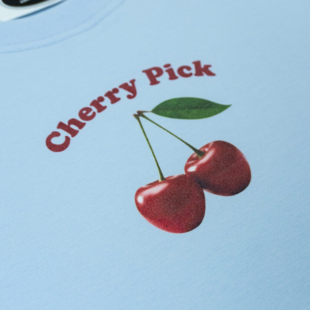 女版櫻桃 Tee - Baby Blue