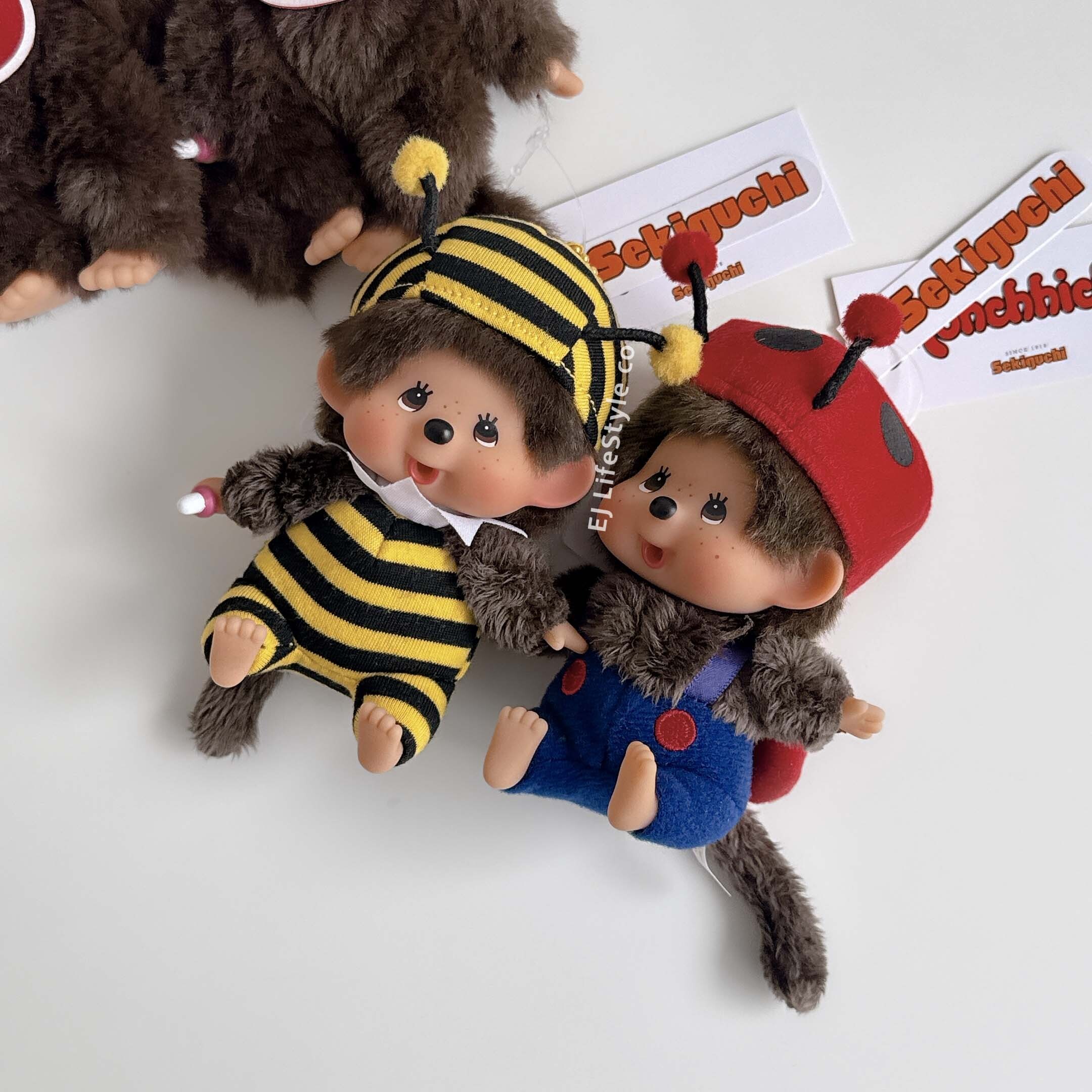 🇯🇵 MONCHHICHI 夢奇奇 蜜蜂 瓢蟲 坐姿 吊飾 / 預購