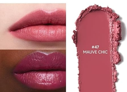 HERA 胭脂經典唇膏 47 MAUVE CHIC | 奢華持久色彩,羽毛舒適明亮天鵝絨般的飾面