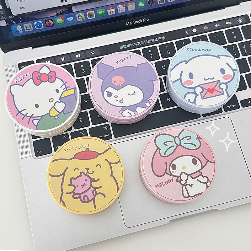 三麗鷗可愛圓形隱形眼鏡盒