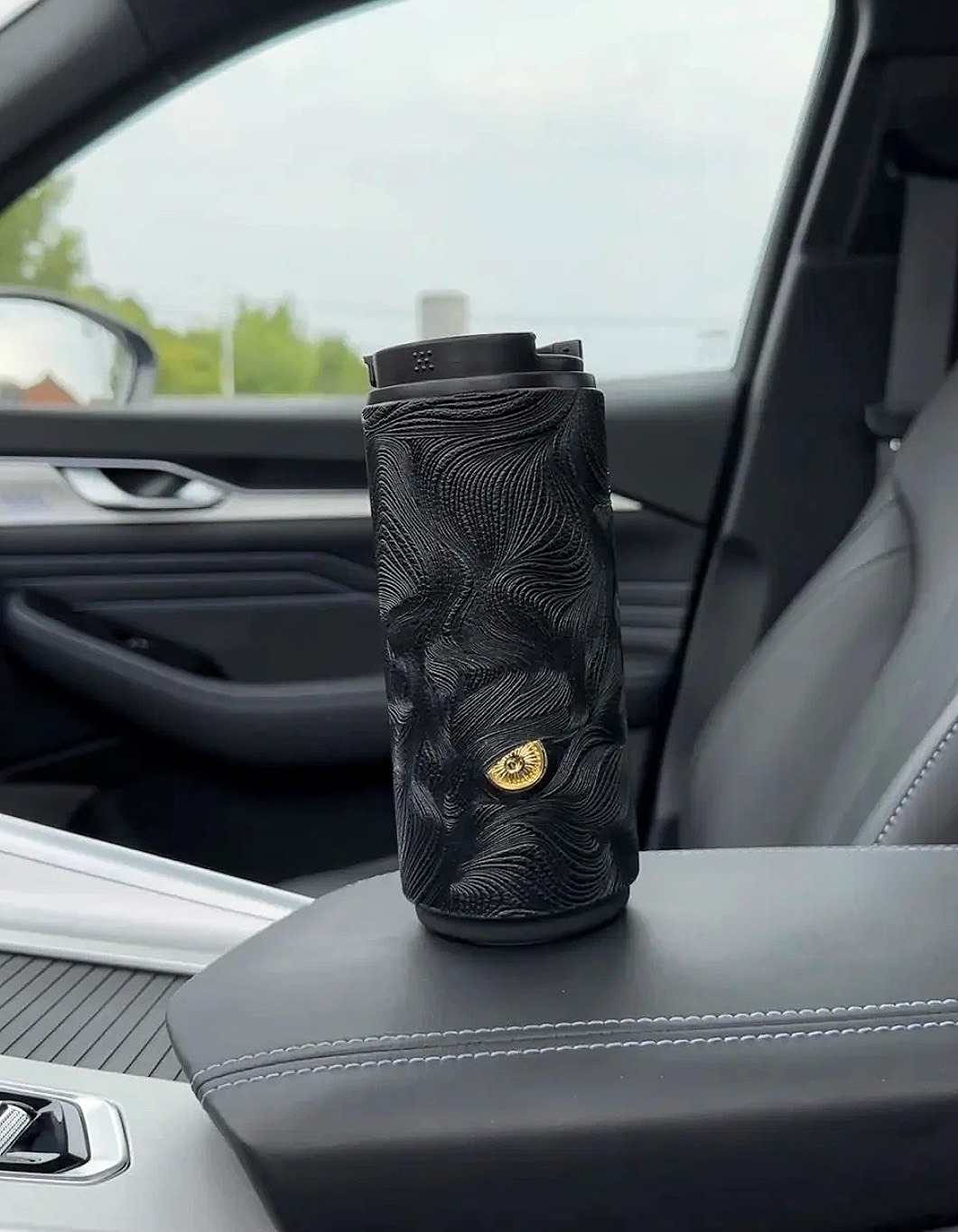 ZIPPO 秋水含晴 輕奢 浮雕 保溫杯