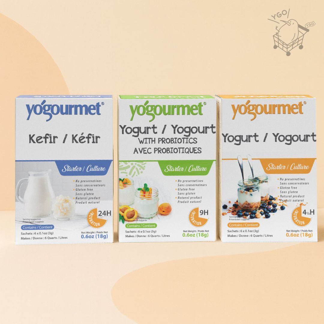 Yogourmet 優格發酵組合 - 三種款式 18g