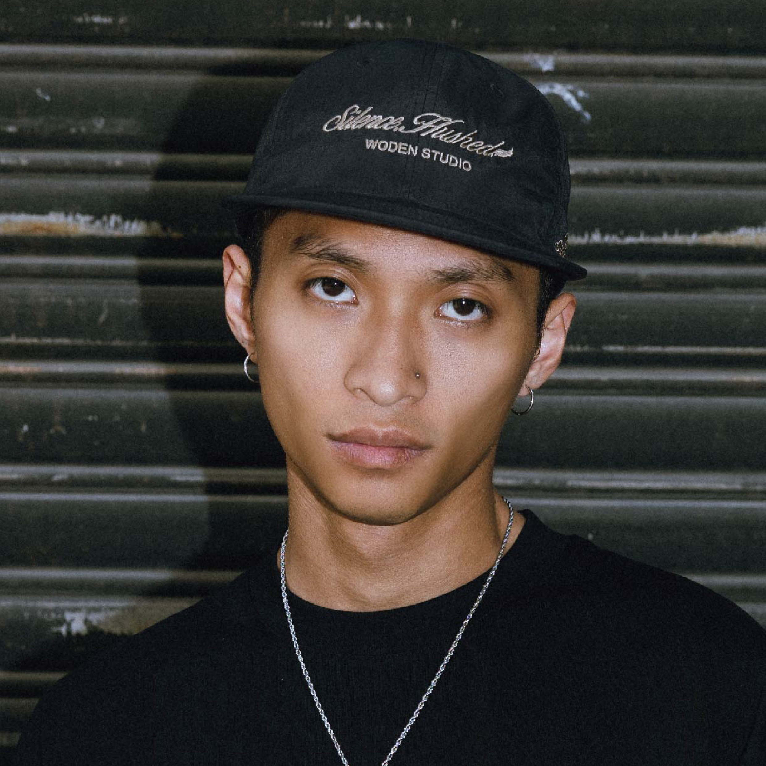 WODEN® Silence Nylon Cap 草寫文字 六分割尼龍帽