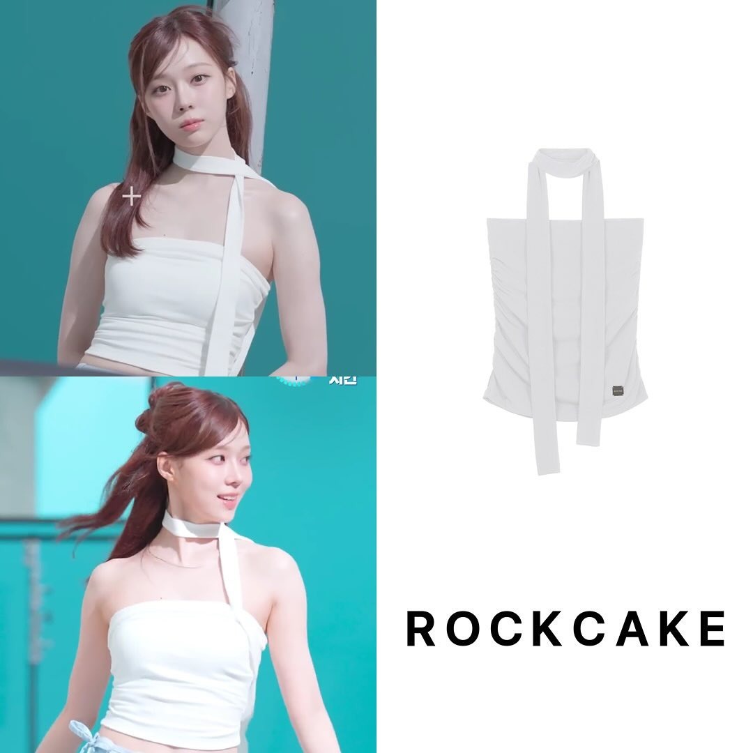 Rock Cake Shirring Muffler Top