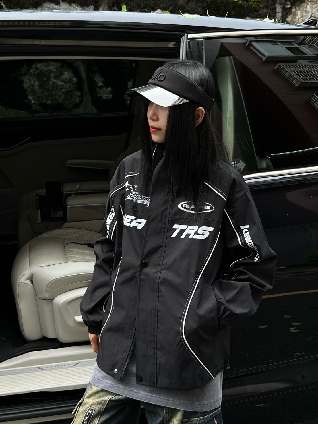 KAWASAKI 機能工裝立領 防風防水 衝鋒外衣