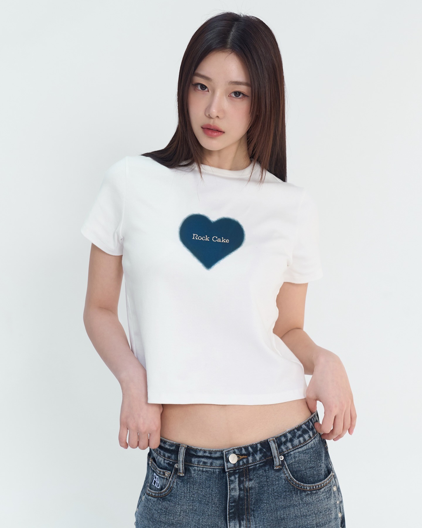 Rock Cake Heart Graphic Logo Top