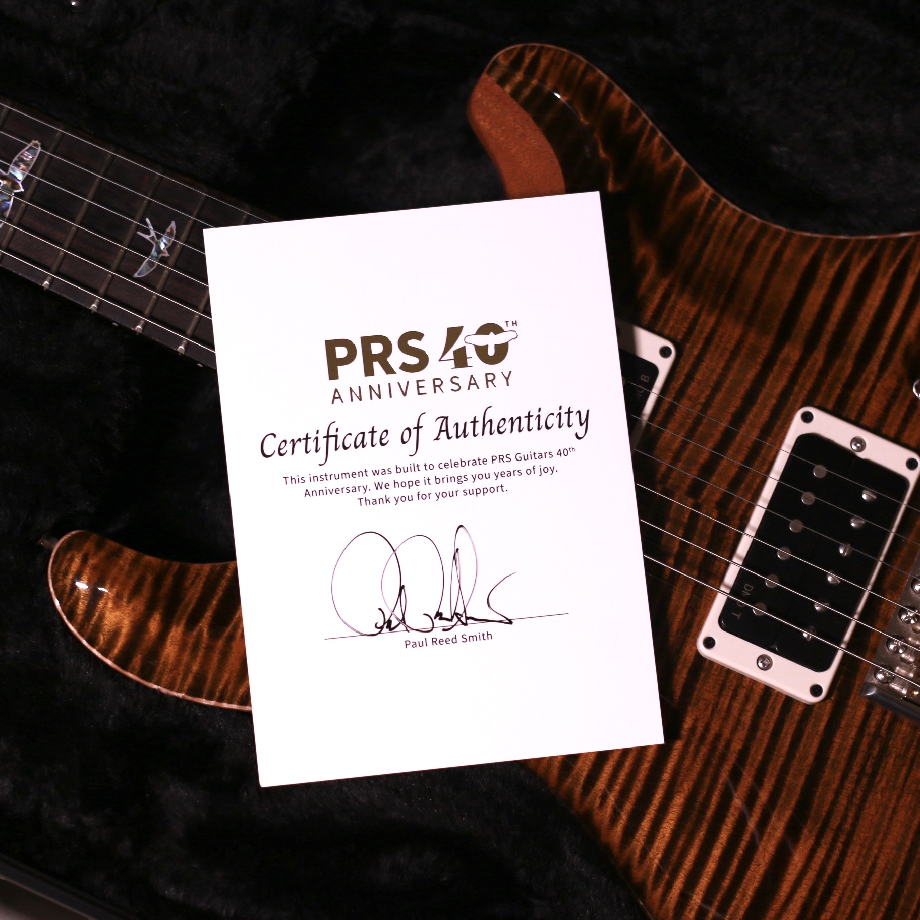 PRS PRS 40TH Anniversary Custom 24 Limited - Tiger Eye 第 3 張圖片｜三峽吉他 / Bass