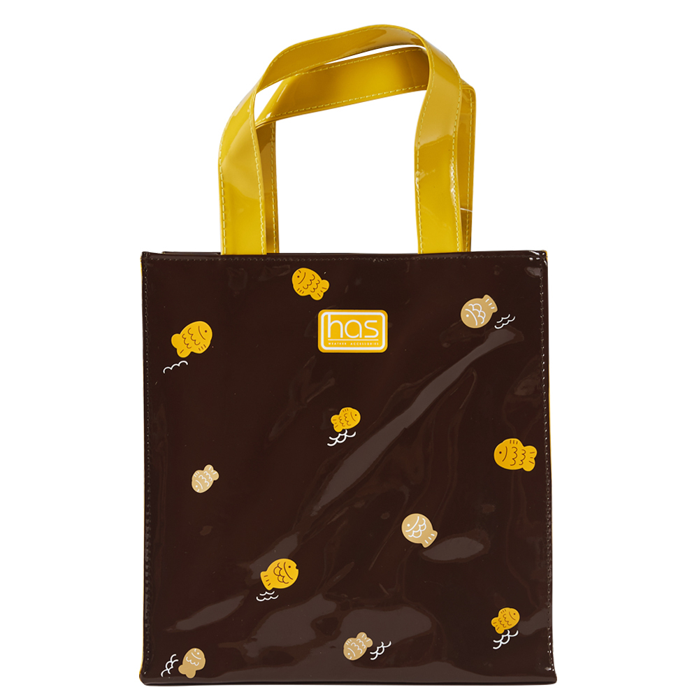 HAS亮面輕巧托特包(鯛魚燒)