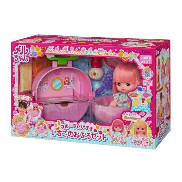 《 小美樂 》 小美樂限量髮色草莓沐浴組