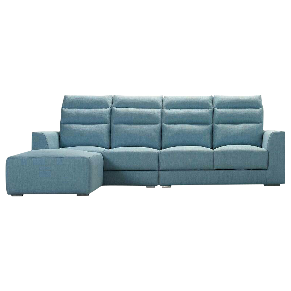 莫莉L型亞麻布沙發