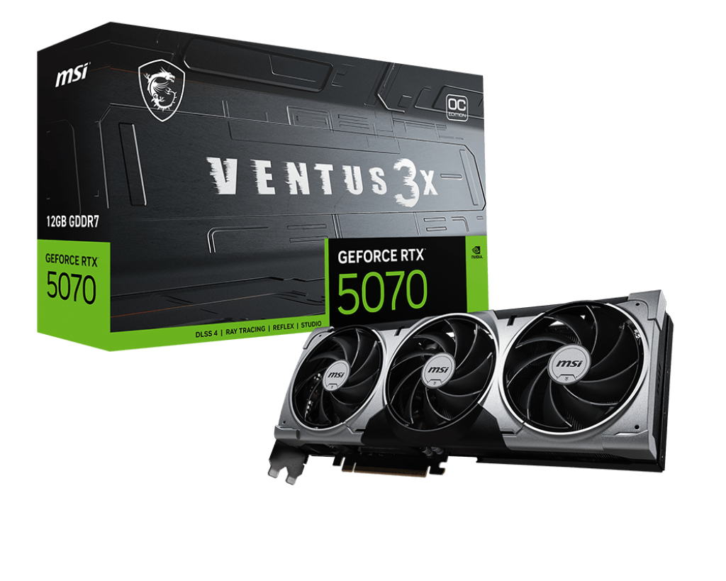 微星 RTX5070 12G VENTUS 3X OC