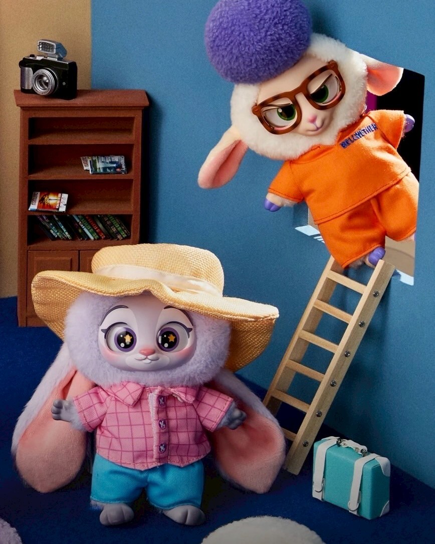 <正版授權>MINISO 名創 x 迪士尼 動物方城市 絨毛吊飾公仔盲盒