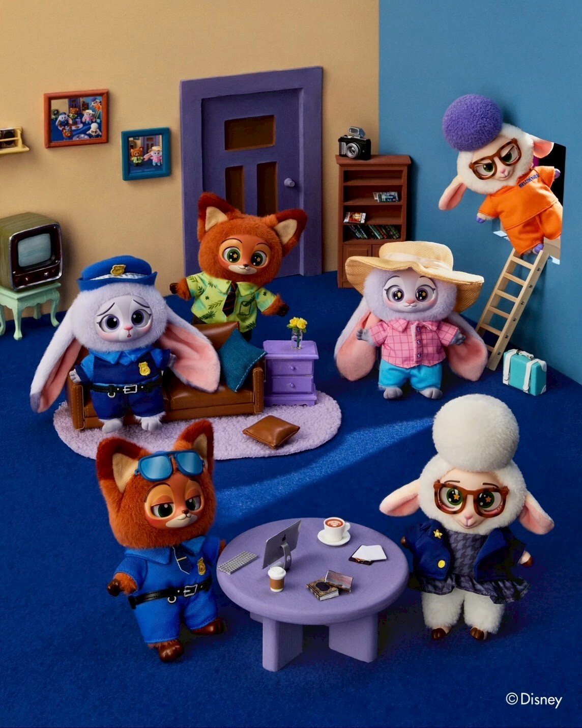 <正版授權>MINISO 名創 x 迪士尼 動物方城市 絨毛吊飾公仔盲盒