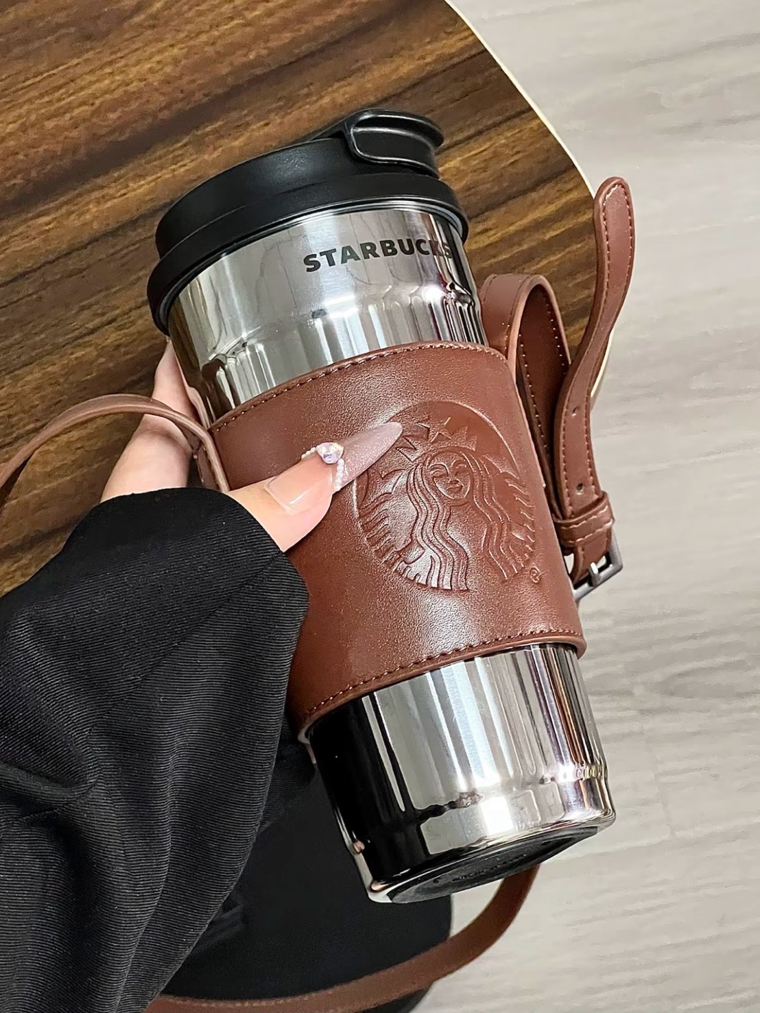 STARBUCKS 星巴克 酷銀色 保溫杯 470ML