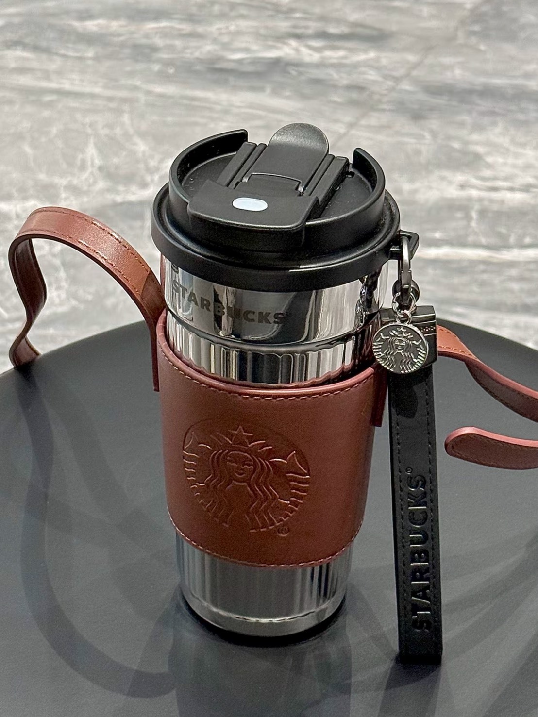 STARBUCKS 星巴克 酷銀色 保溫杯 470ML