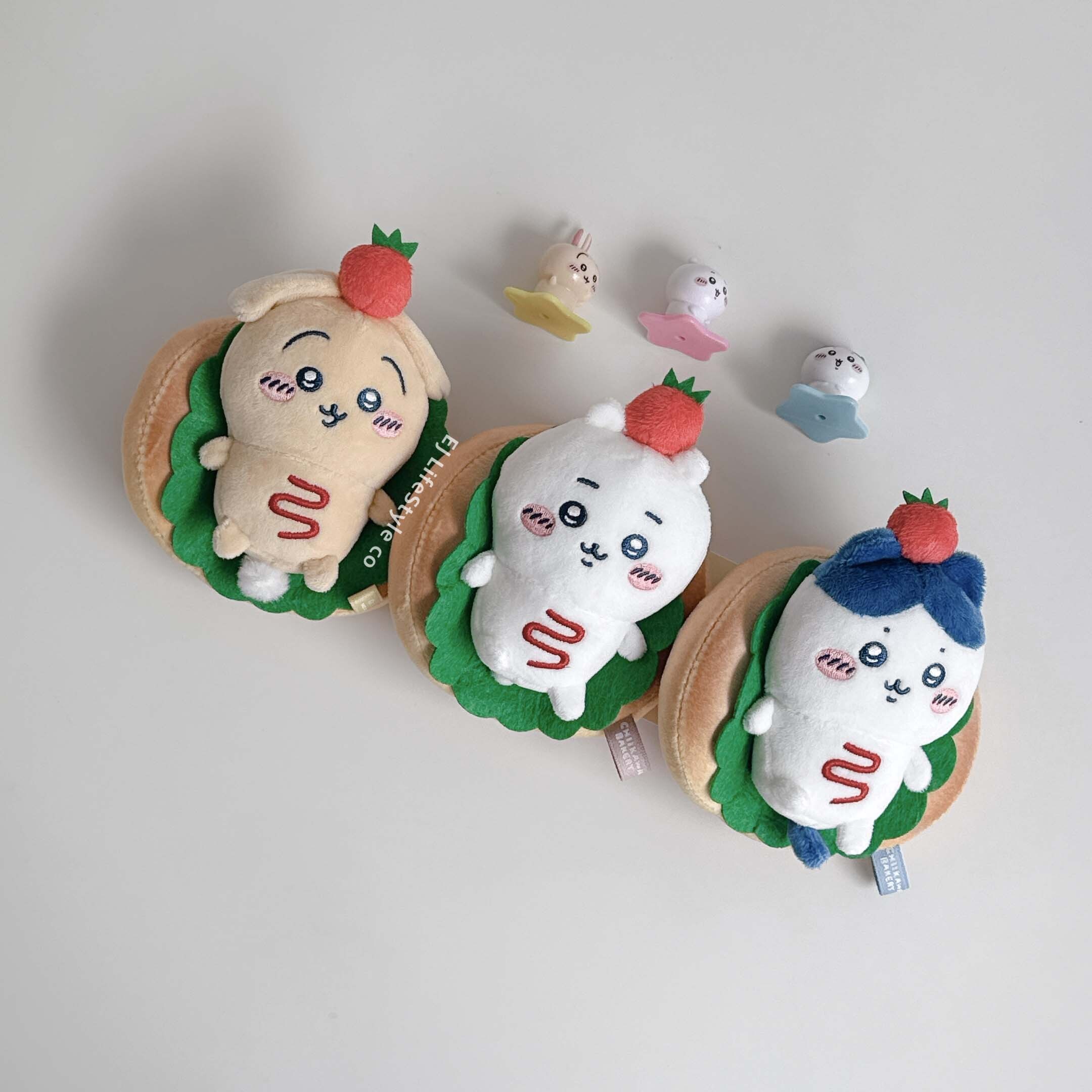 🇯🇵 CHIIKAWA 吉伊卡哇 麵包店系列 三明治 吊飾 烤焦 吉伊 烏薩奇 小八 / 現貨