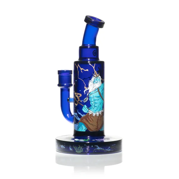 🇺🇸 Wormhole - Poseidon : Bounty Hunter 8.5″ Dab Rig 海神玻璃水煙壺（26cm）