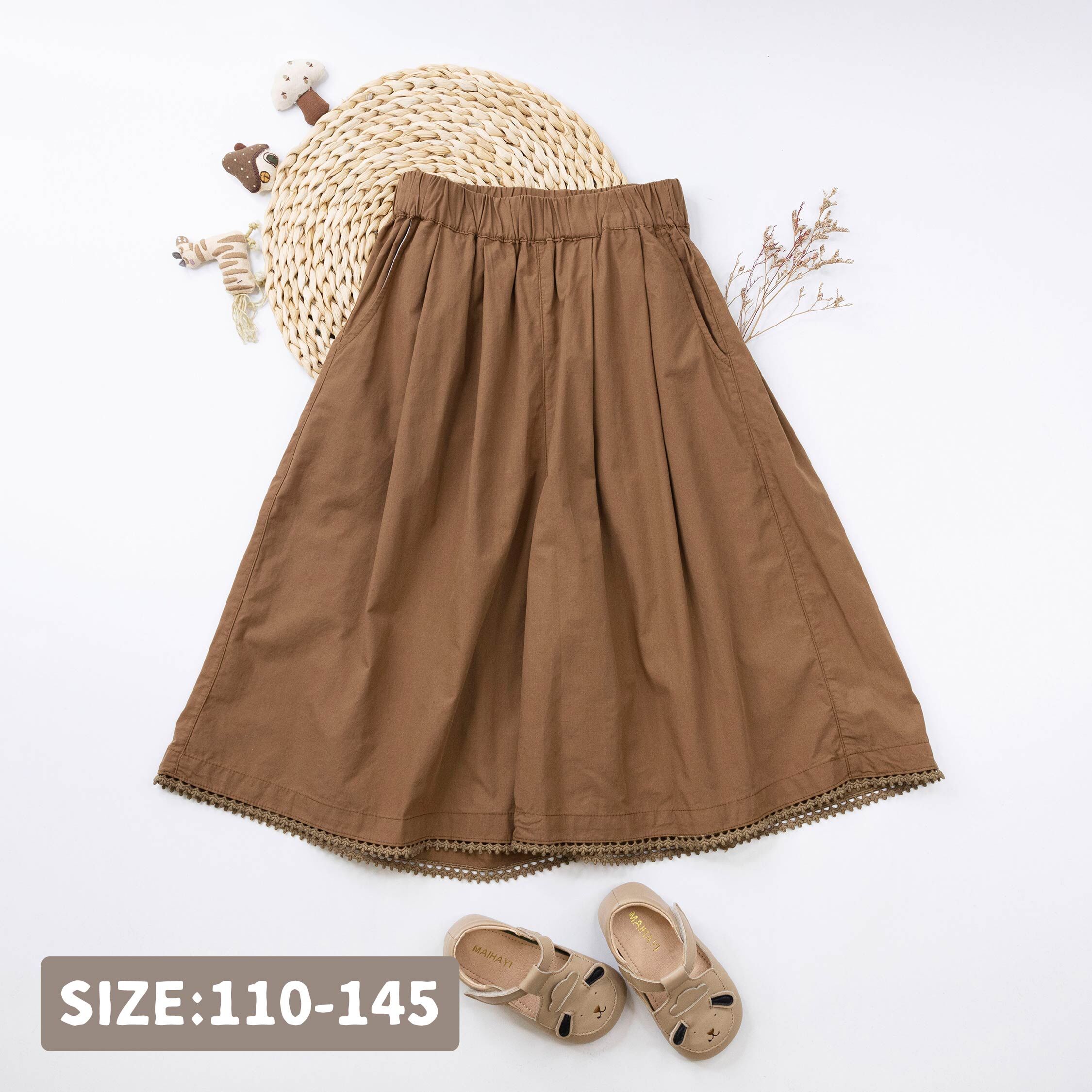 【H50810】氣質造型花邊刺繡休閒褲