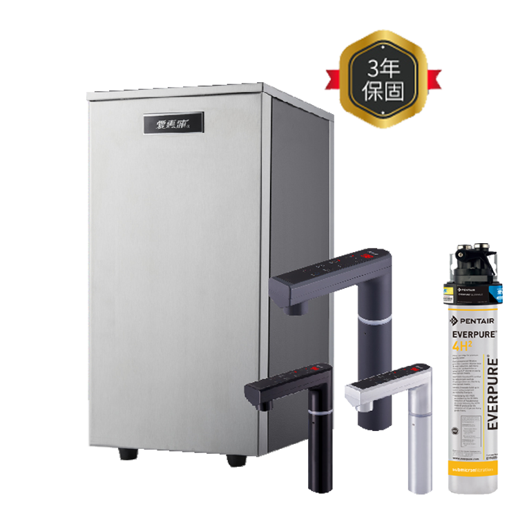 (可議價)EVERPURE 愛惠浦 HS288T PLUS 櫥下型雙溫加熱器(搭4H2單道式淨水設備) 含安裝 (HS-288T PLUS+PurVive-4H2)
