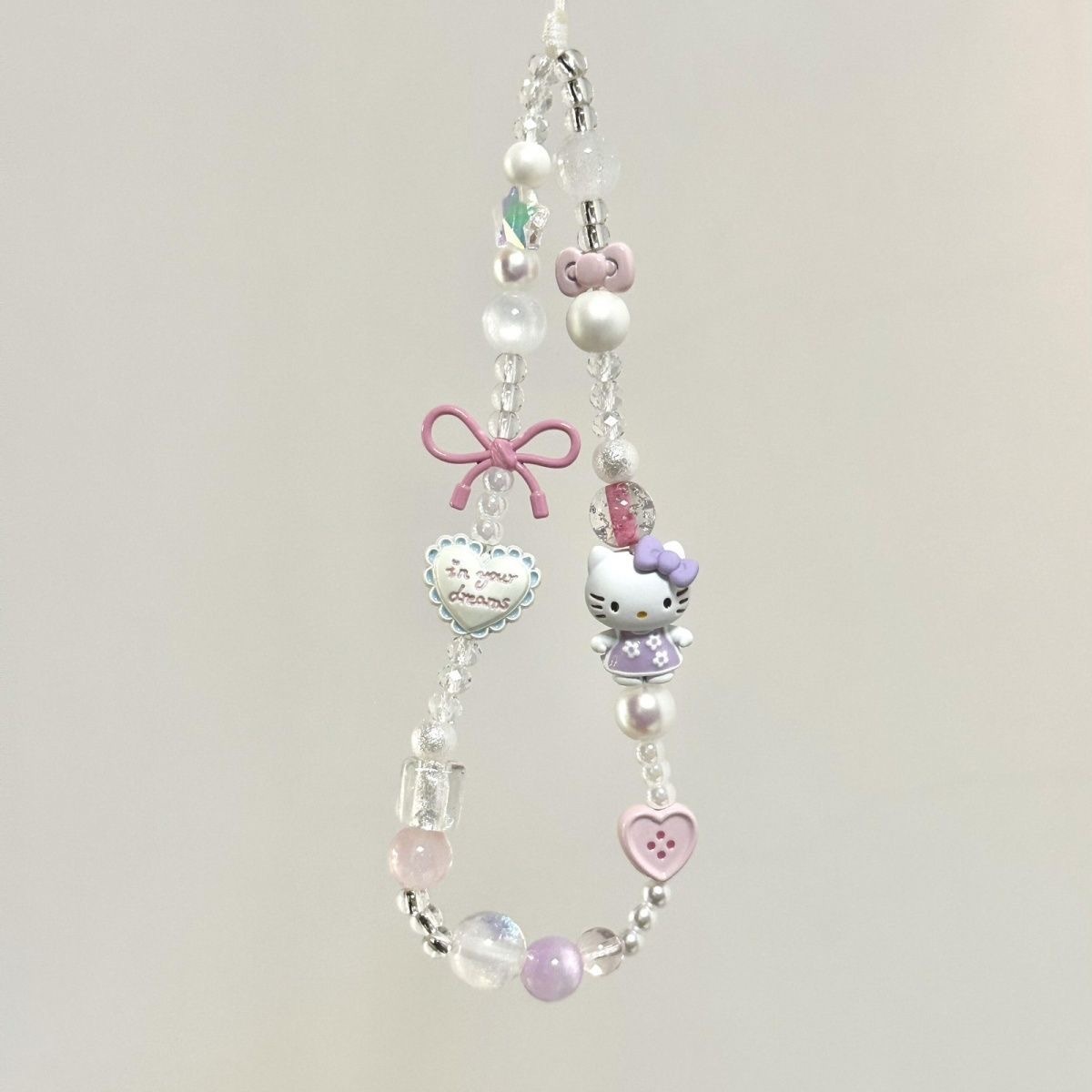 紫色裙子KT手機掛繩