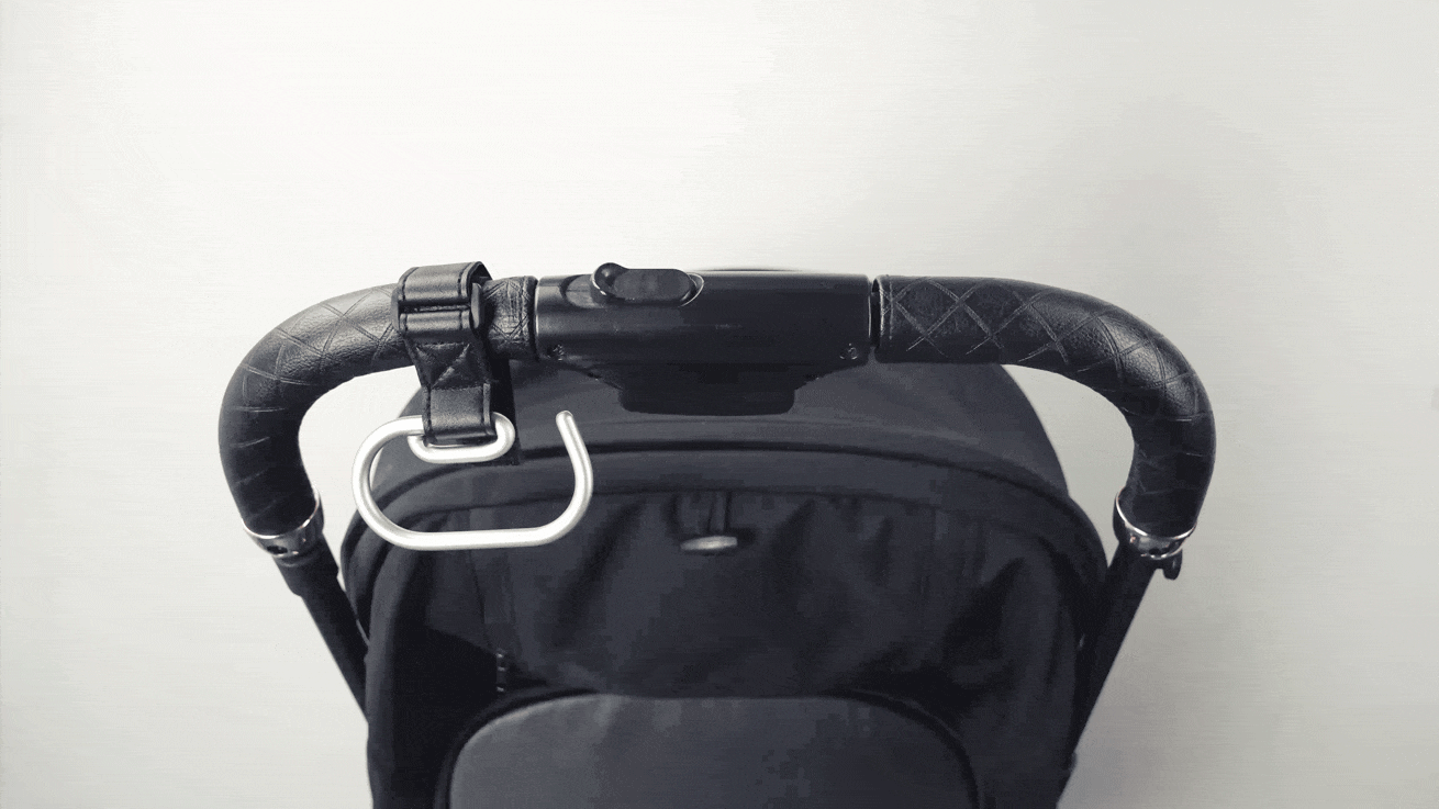 嬰兒推車掛勾，穩固耐重、不易滑落，適合懸掛媽媽包、購物袋或玩具袋等