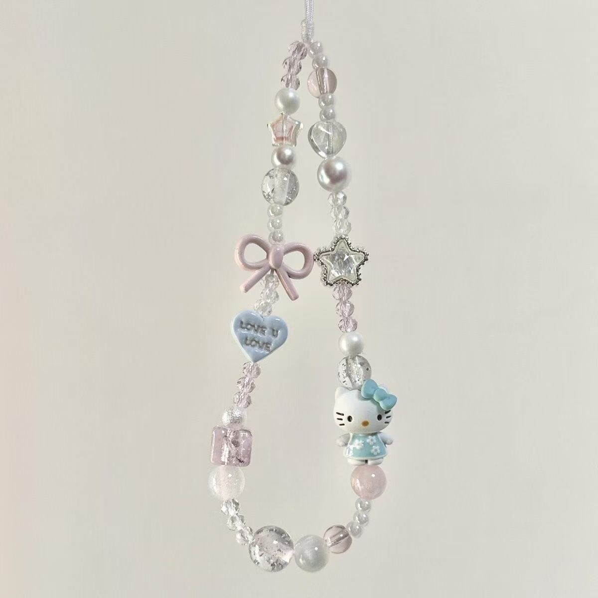 藍裙子KT手機掛繩