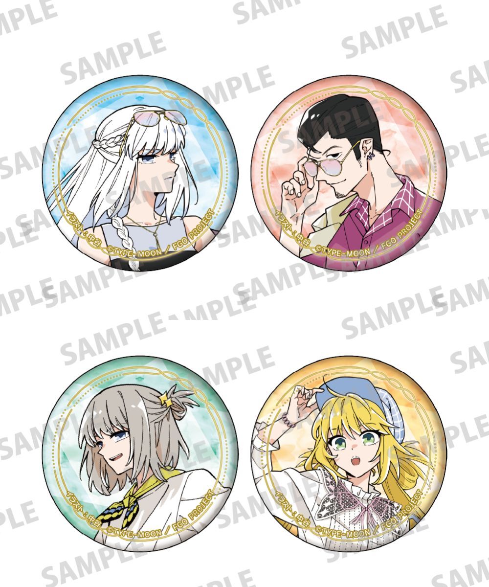 預購-「Fate/Grand Order 來自異聞帶」 徽章套組 系列 【日本進口精品】